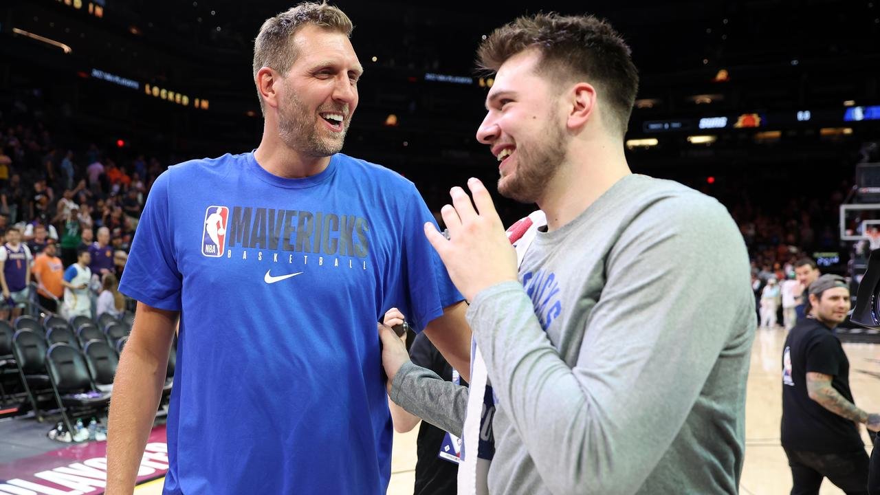 Dirk Wayitzki reacts to Lowa Donicic Traded, Dallas Maverks, Lakers, One One Navicille