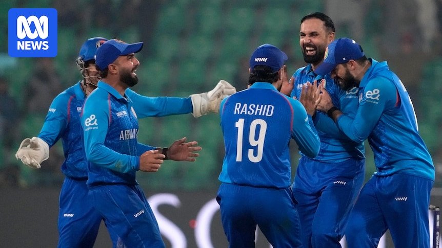 Afghanistan beats England out of the TICK champions trophy