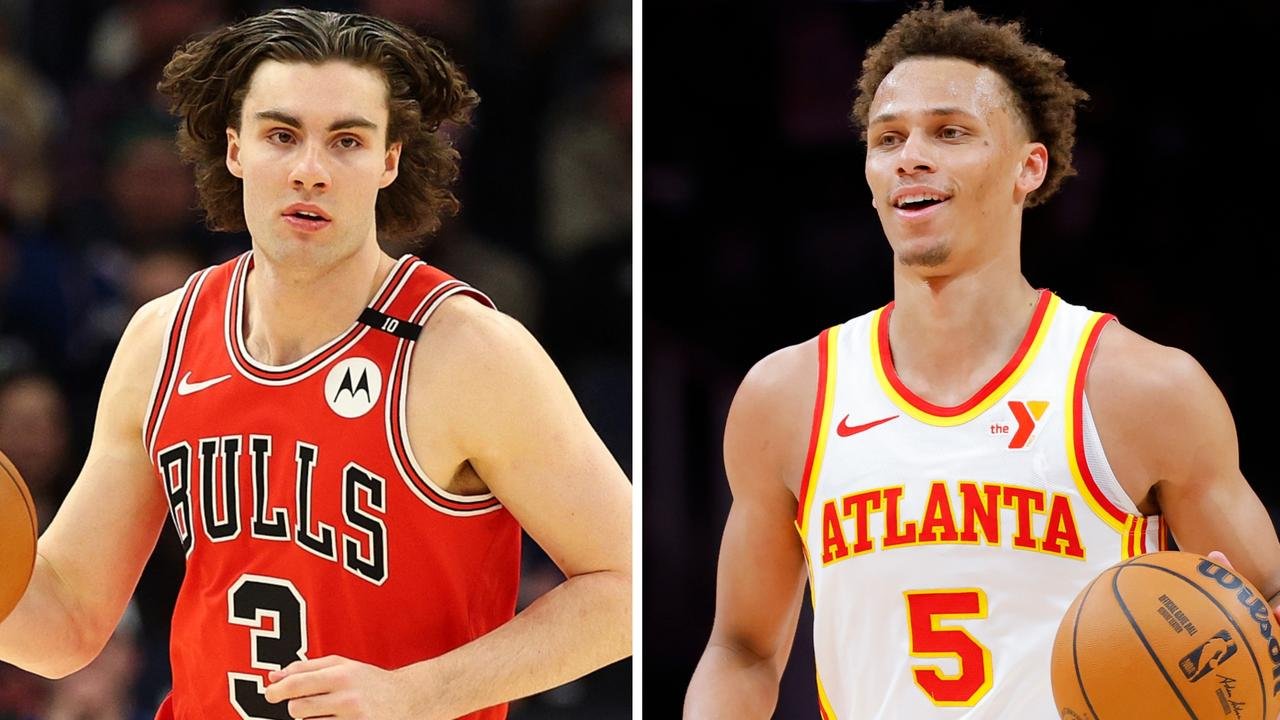 JOSH GIDDEY, DYSON DANIELS, CHICAGO BLOARD V Philadelia 76ers, Atlanta snows V Partes, bead, Eerio Coax