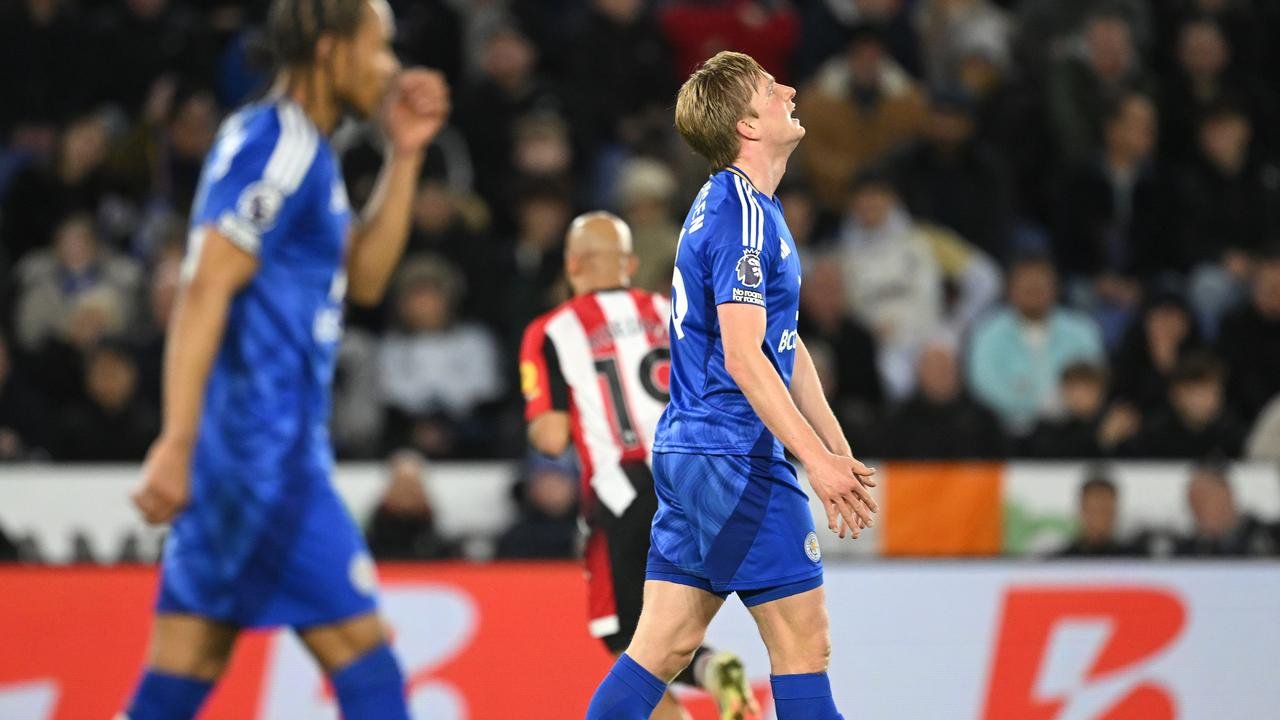 LEICESTER CITYLL SLUMPS in Bass Number against Brentford, Rubern Amorim of Handing Handing on Manchester Fight of the Ong