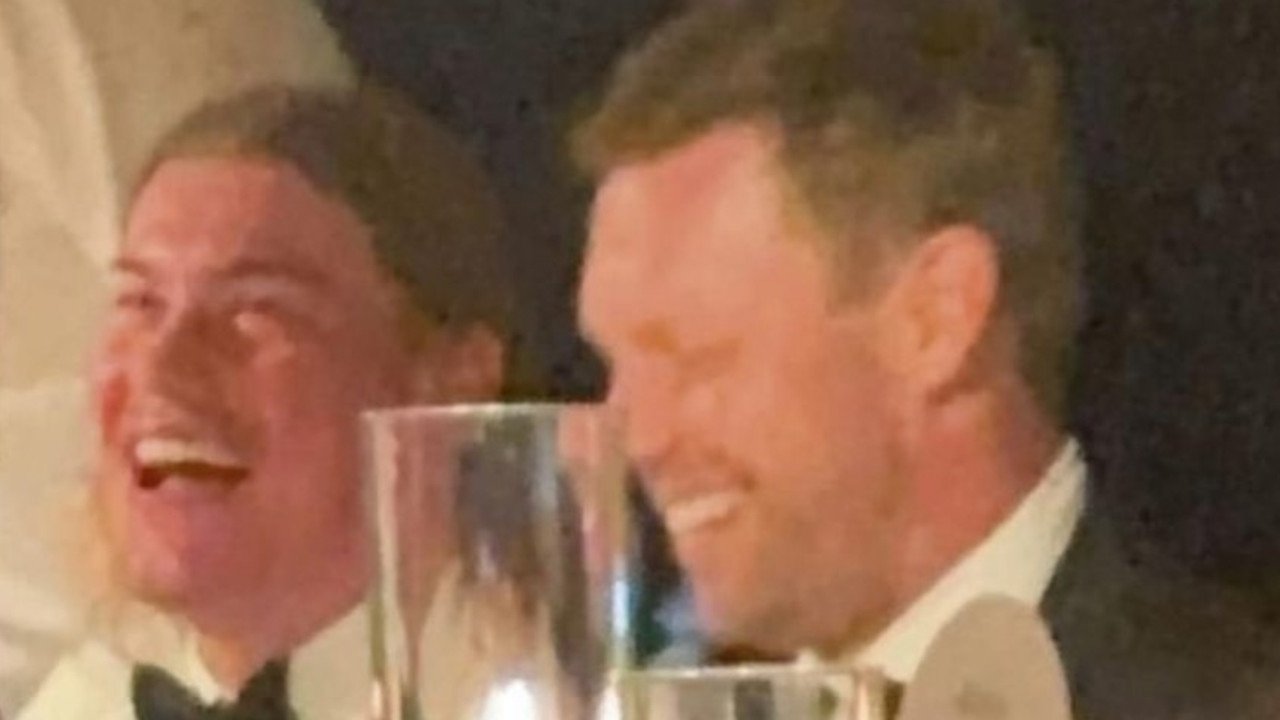 Hawks Trailing Sam Mitchell responds to the picture with Harley Reid to Tom Barrass