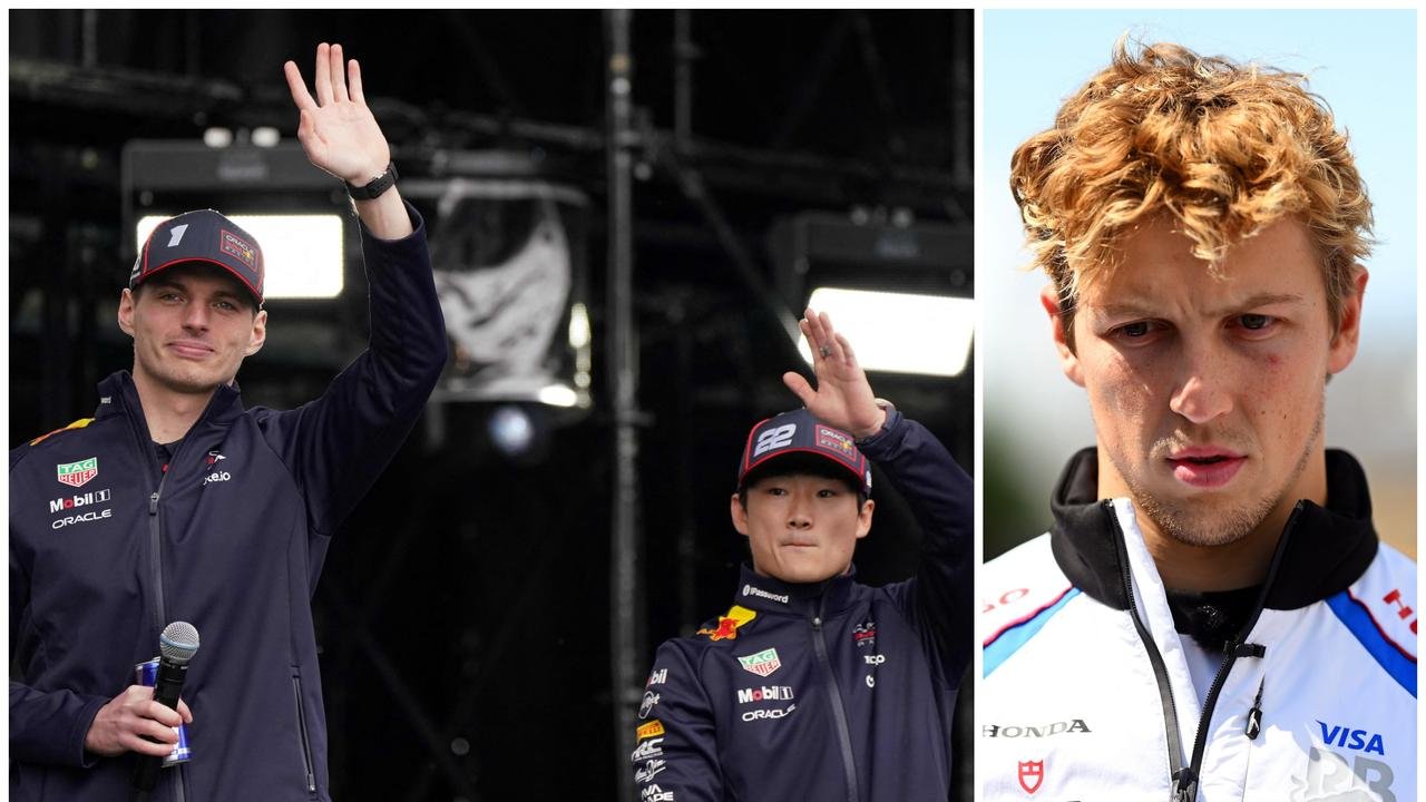 Max Labsuppen 'not happy' with the red bull over Liam Treshson, Yuki Tsunoda Swap, press the conference
