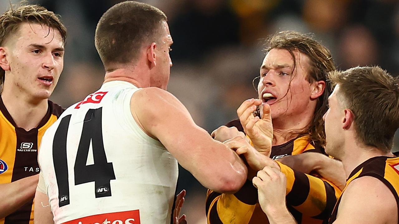 Living AFL 2025, Collingwood Magpies vs Hawthorn Hawks, round 12