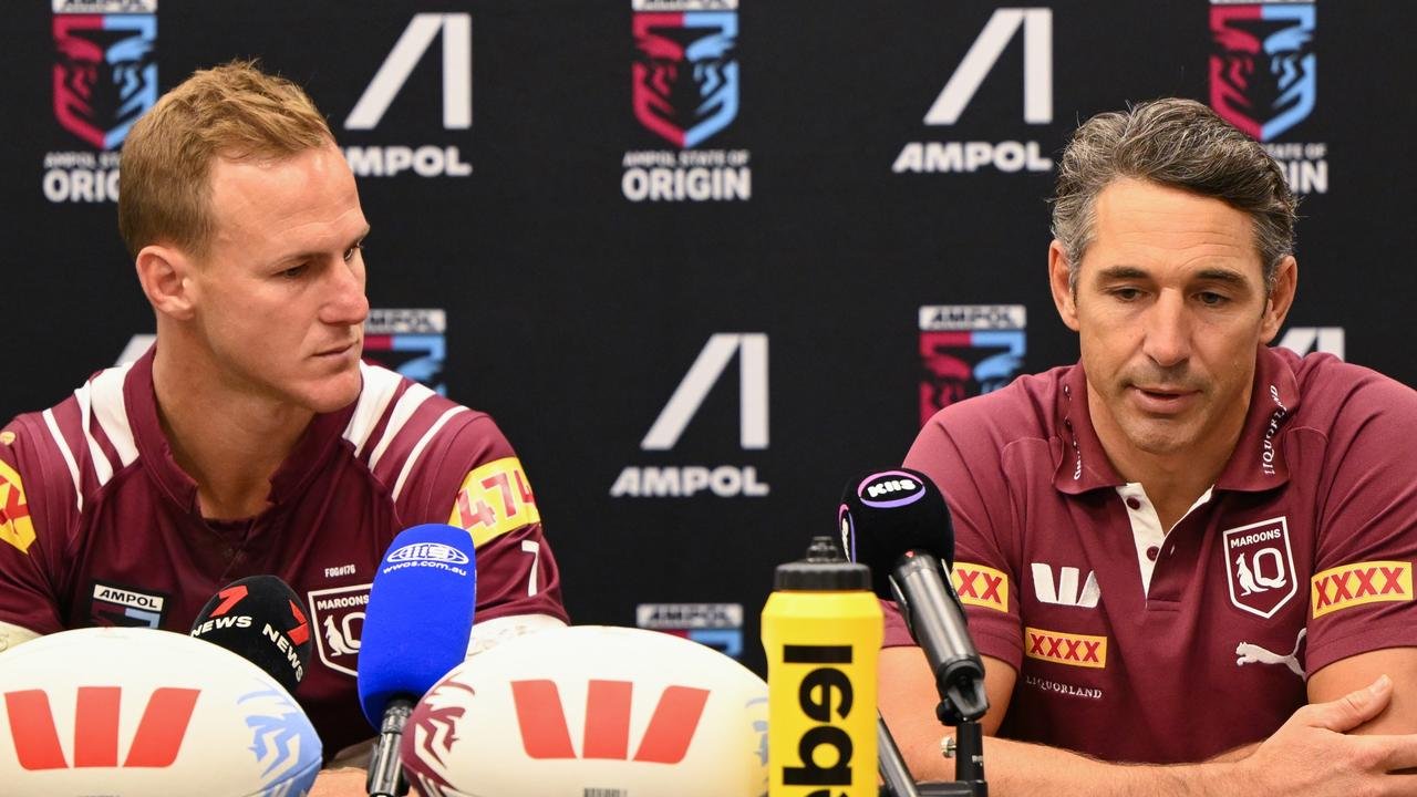Due Daly I Evans-Evans are abandoned, Queensland MaroonS vs. NSW Blues, Billy slates, the game, one, change the team