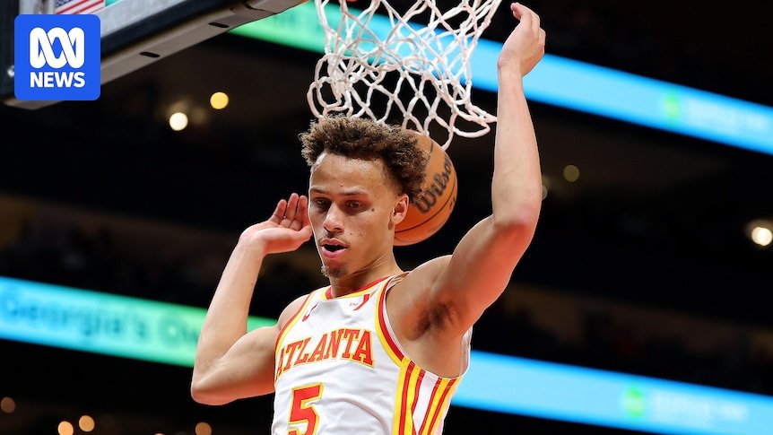 Dyson of Australia disizing nba player's award