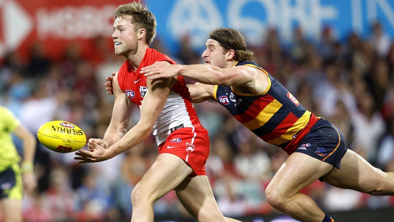 AFL AFL 2025, Sydney Swans vs Adelaide run, round 12