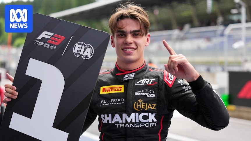 The Australian Driver Driver James Wharton takes the Formula Maidena Formula 3 Race