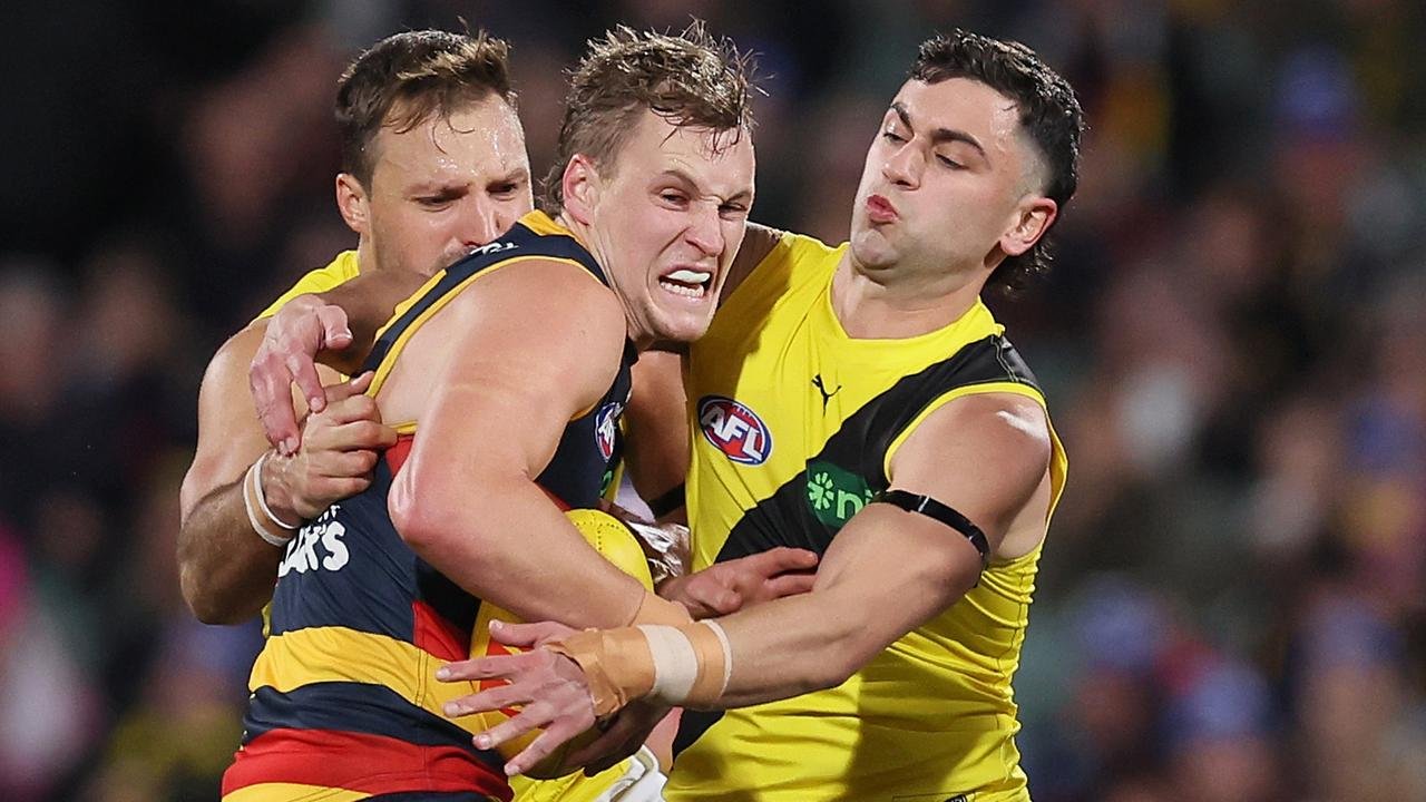 LIVE AFL 2025, Richmond Tigers vs Adelaide Cors, round 16