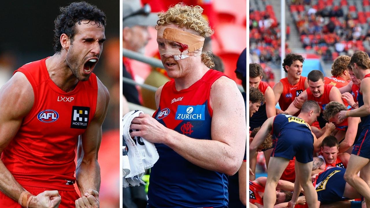 AFL Results 2025, Hottor Hold Sun vs. Melbourne Demons, round 16