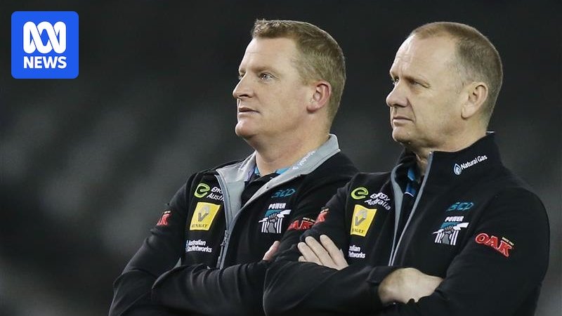 Ken Hinkley sympathize with Michael Voss as Adelaide Port is preparing to Hing Carlton in Crucial Afl Clash