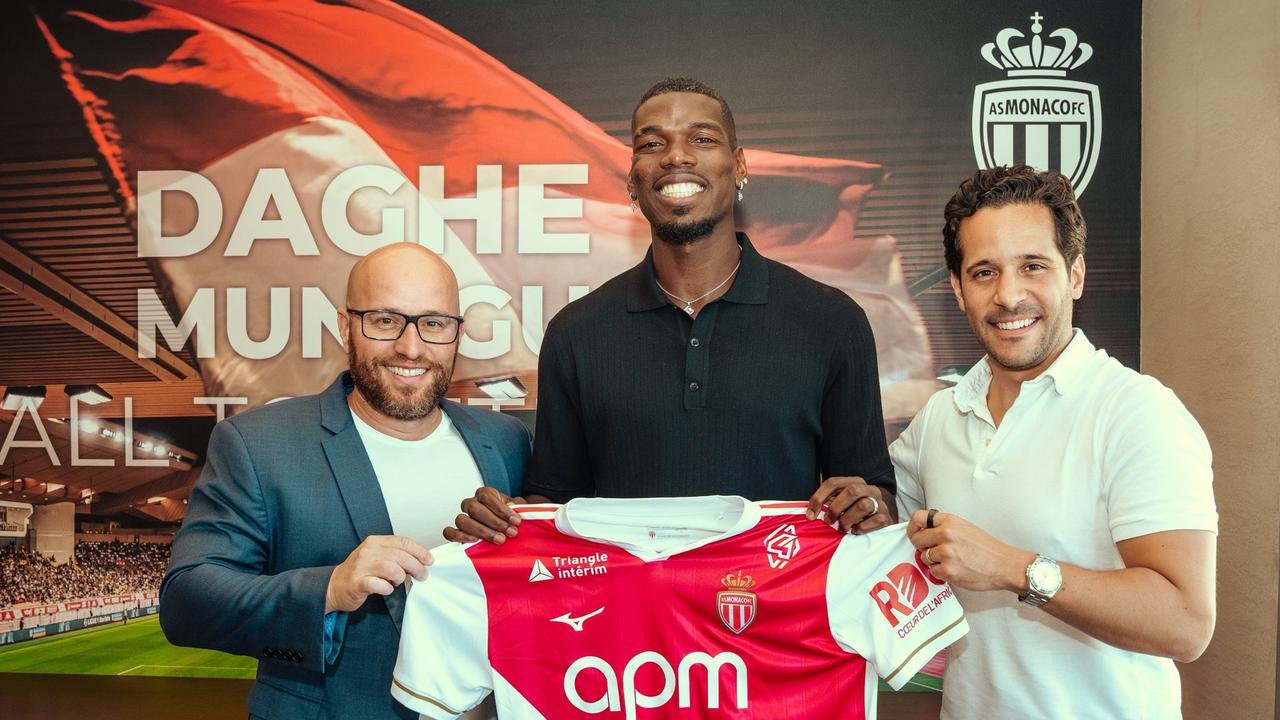 Paul Pogba signs with Monaco, two year old, Dots of Doping, exorption case
