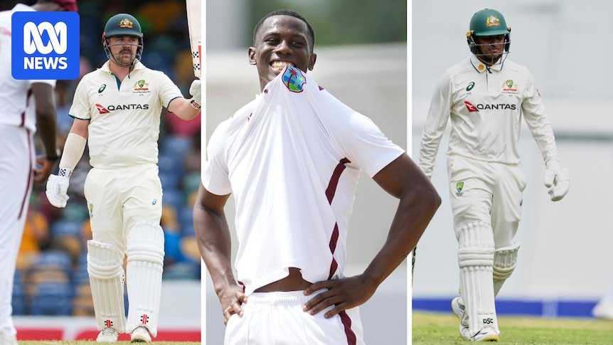 FIVE RAPIDS: Shamar Joseph shines, the head of the head of the head ran on the first day of the first test against the Western Indie