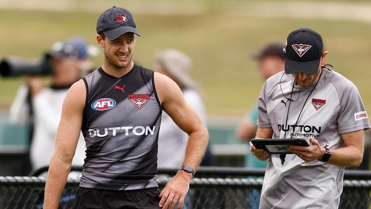 The essendon bombers bomitted list, filled with darling, kyle langford, mason redman blows the realizations in training