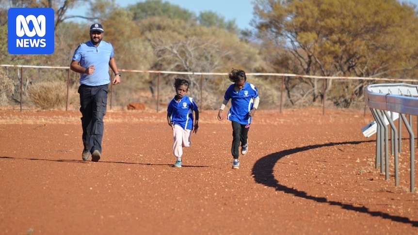 The long currelane helps reinforce links between children and burringurah police
