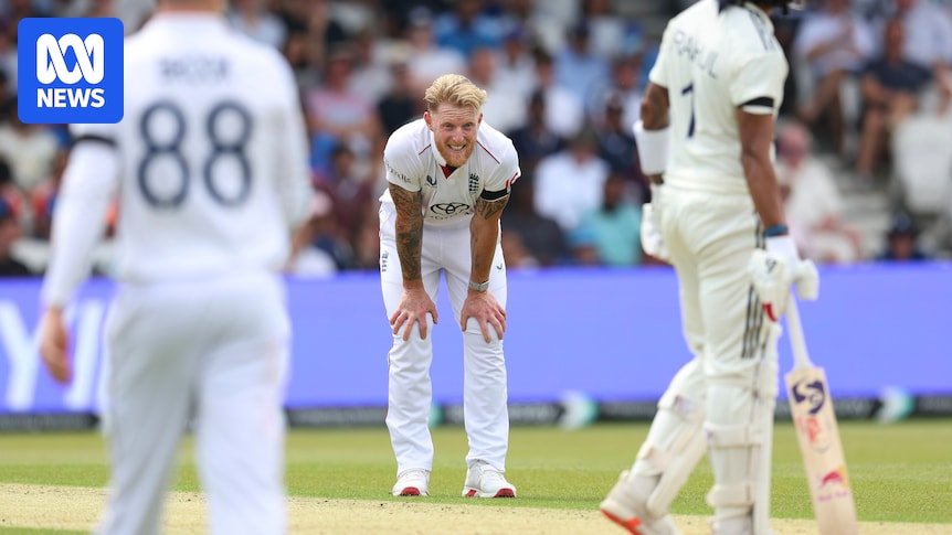 India's Planni runs against England after Ben Stouke sends them in bat in first test
